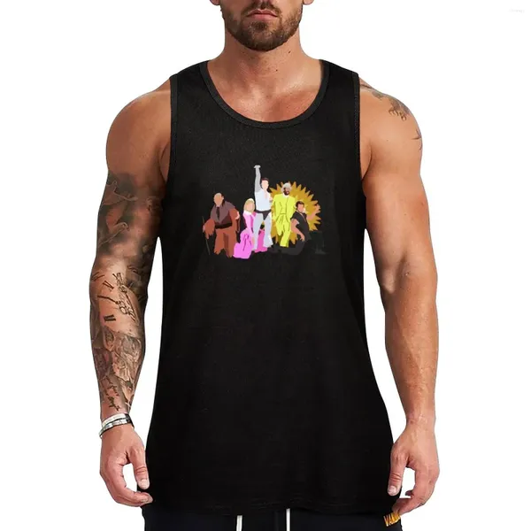 Herren -Tanktops Nightman und Dayman Top Fitness Clothing für Men Gym