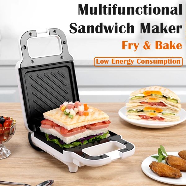 Appliances Sandwich Machine Frühstücksmaschine Haushalt leichte Lebensmittel Maschine Bratenmaschine Multifunktion Heiztoaster Taster Toaster