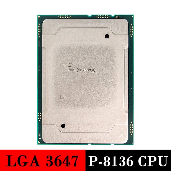 Processador de servidor usado Intel Xeon Platinum P-8136 CPU LGA 3647 P8136 LGA3647