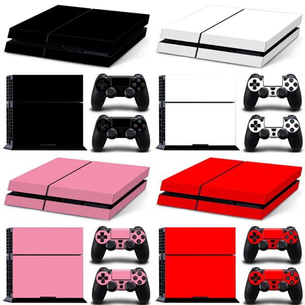 Aufkleber für die PS4 -Konsole -Skin -Aufkleber Aufkleber Custom + 2 Controller Skins Set Set