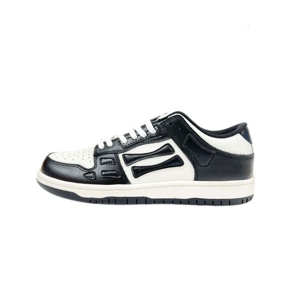 Обувь популярна в Интернете, и та же самая модная туфли Baita Black Bone для мужчин и женских повседневных ботинков с низким уровнем топа, спортивная маленькая белая туфли, нижнее белье,
