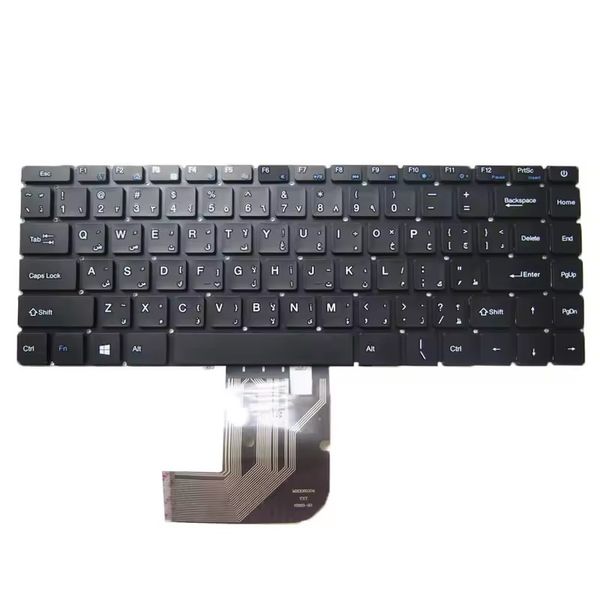 Tastiera per laptop per Chuwi LapBook SE CWI528 CWI547 13.3 Arabia AR MB3081004 YXT-NB93-93 Nero senza frame nuovo