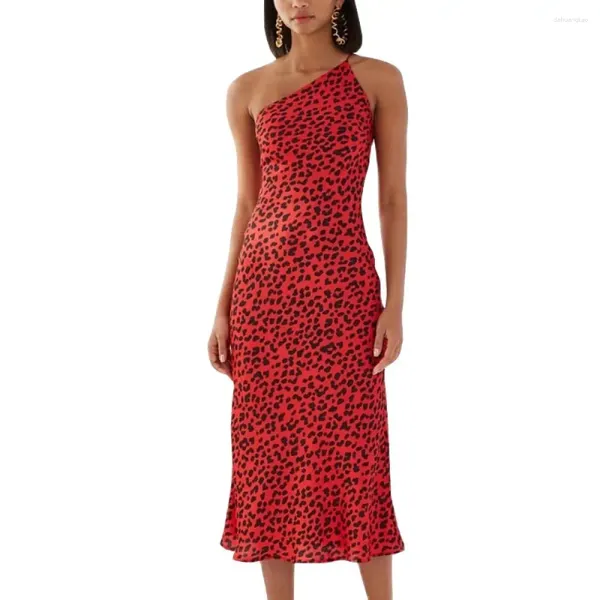 Sıradan Elbiseler Toptan Kadınlar Bodycon Kırmızı Akşam 2024 BANDEAU BOHO Çiçek Baskı Tüp Uzun Maxi Elbise Kadın Zarif