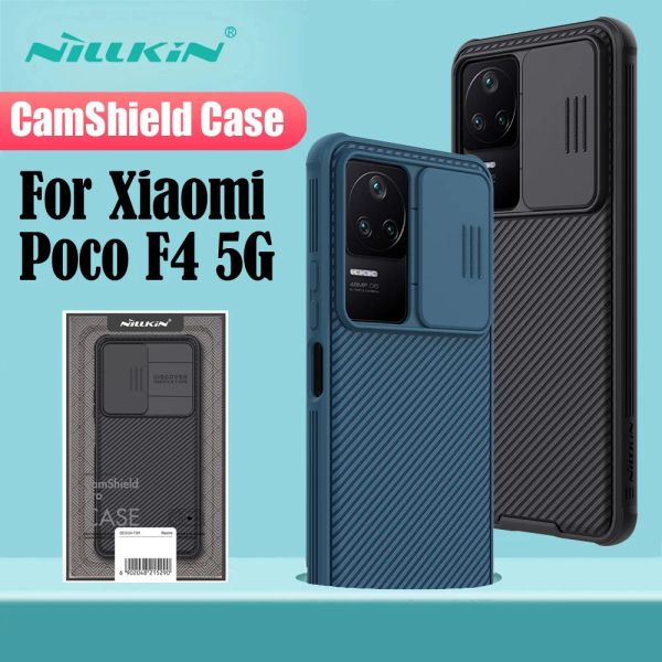 Fälle Nillkin für Xiaomi POCO F4 5G CAMS CAMSHIELD PRO CASE DIE CAMMAISCHE LENS LENS Privatsphäre Schutz Telefon Rückzugsabdeckung für POCO F4 5G