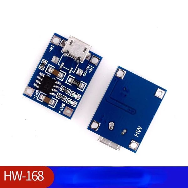 5V 1A Micro USB Arayüzü 18650 Lityum Pil Şarj Kartı Şarj Cihazı Denetleyici Modülü Koruma Çift Fonksiyon Şarj Kontrolü