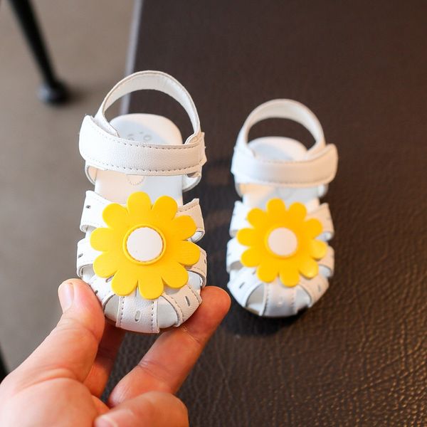 Designer Sandalen Sommerbaby Schuhe Sandalen nicht rutschfeste Sohlen Baby Girls Schuhe Prinzessin Schuhe 0-1-2 Jahre alt