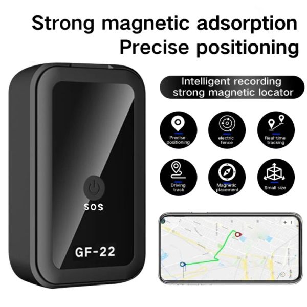 Accessori GF22 GPS Tracker Multifunzionale dispositivo antilost Antitheft Alarming GPS Tracker Global Position Control Registrazione di controllo