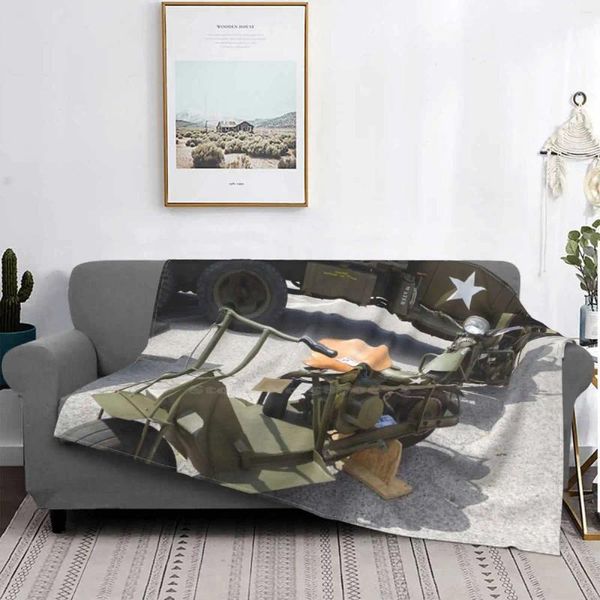 Coperte veicoli militari aria condizionata scooter soffice morbido WLA WWII Army Olive Drab