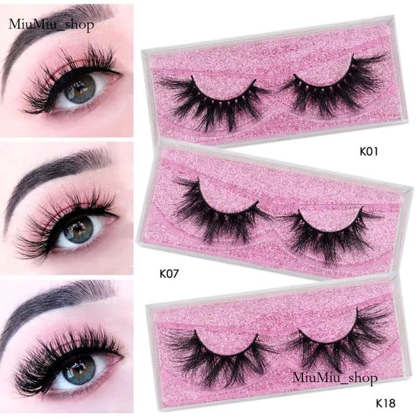 Nuove ciglia 5D Arrivo 5D fatte a mano Full Strip Cruelty Free Mink Lashes Trucco di lusso Dramatic 3D Mink Lashes Cilios K Series 941