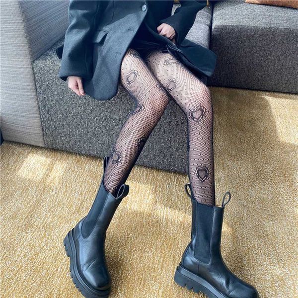 Calzini sexy lolita grazioso anime nero amore cuore stampare calibro donne gotiche punk punk scuro goth collant costumi calze per il corpo calze