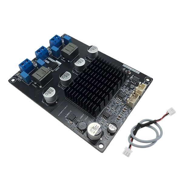 Amplificadores RISETPA3250 Placa de amplificador digital 130WX2 High Power 4A 32V Classe D Board amplificador de áudio com XH2.54mm3p Cabo blindado