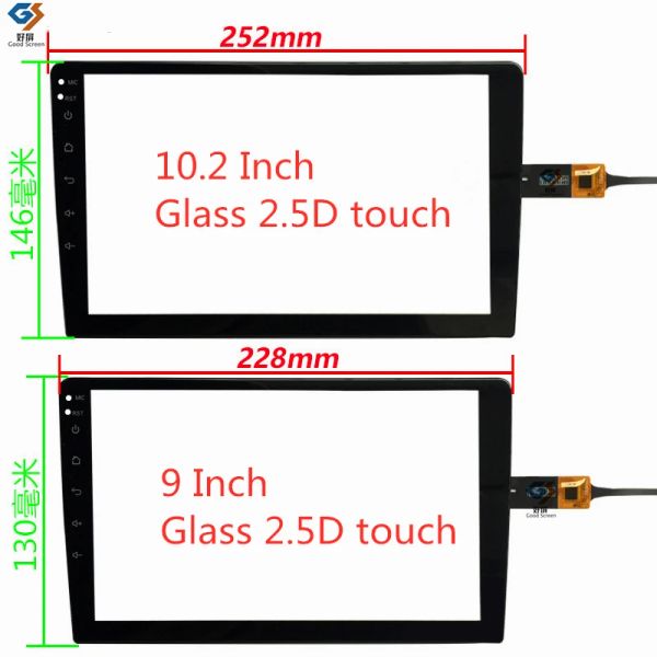 Accessori 2.5D touch screen digitalizzatore Sensore di vetro GPS CAR RADIO MULIMEDIA Video Navigazione GPS P/N H0666FA HO666FA