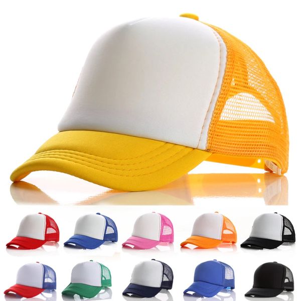 Berretto da baseball softball per bambini bambina ragazzo primavera viscere cappelli sportivi regolabili per bambini cappello da sole all'aperto