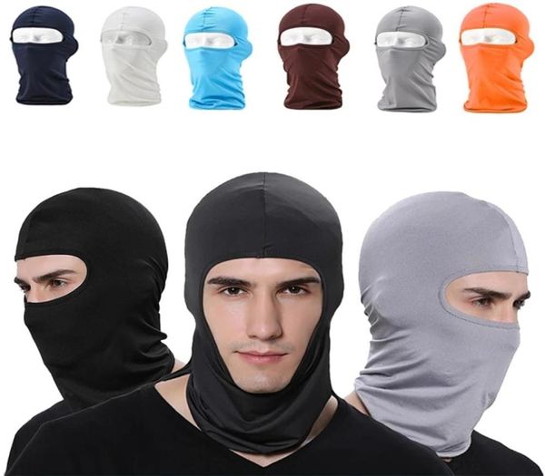 Motosiklet Maskesi Bisiklet Balaclava Tam Kapak Yüz Maskeleri Şapka Balaclava Lycra Kayak Neck Yaz Güneş Ultra UV Koruma1362386