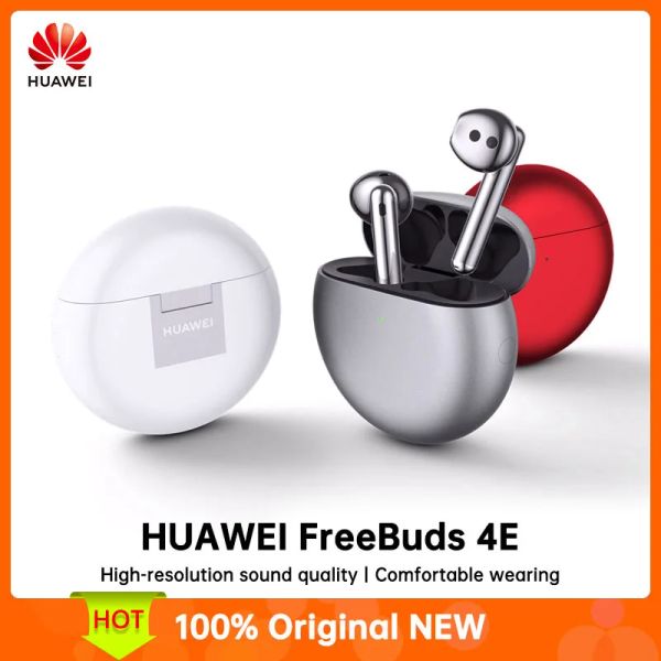 Fones de ouvido huawei brindbuds 4e semiopen ruído ativo redução de ruído 2.0 qualidade de som de alta resolução, confortável para usar