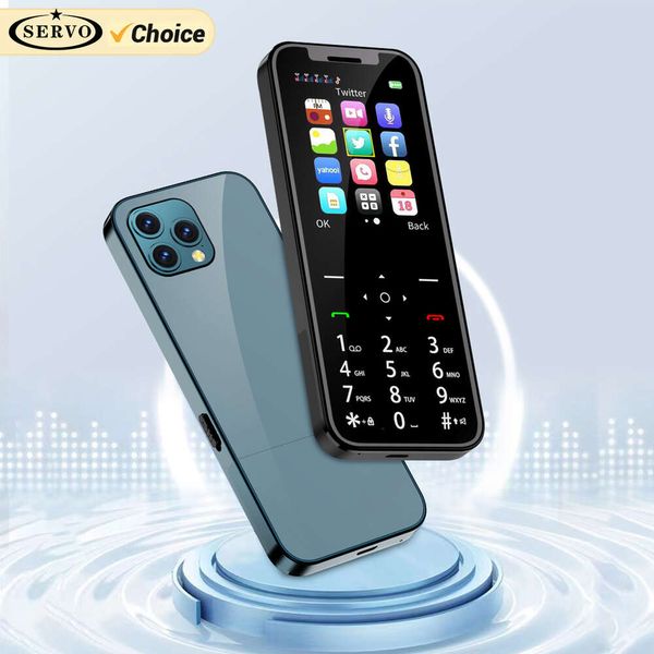 Servo X4 Orijinal 4 SIM Kart Cep Telefonu Hızı Kadran Sihirli Sesli Otomatik Çağrı Kaydedici FM Radyo El Feneri Kilidi Açılmış Cep Telefonu