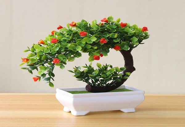 Planta artificial Bonsai Fake Flower Ornament Home El Garden Decor Gift Plants Artificial Decor8375950