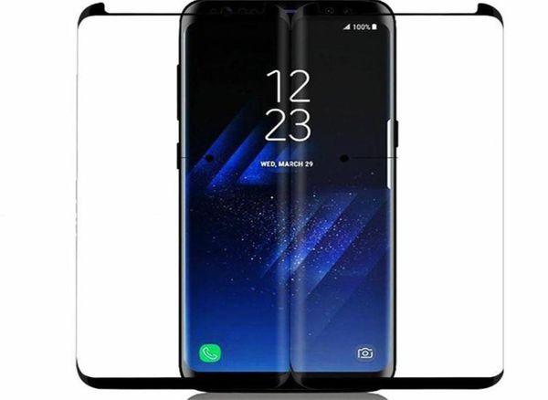 3D Case Friendly Curve Edge HD HD Clear Tempered Glass Screen Protector für Samsung Galaxy S20 S10 S10E Note10 Plus S8 S9 Note8 Note95299677