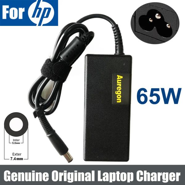 Ladegeräte Echtes Original 65W Neues AC -Adapter -Ladegerät für HP Elitebook 2170p 2570p Folio 9470m 7.4*5,0 mm