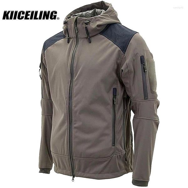 Jackets masculinos Kiiceiling ISG 2.0 Softshell lã Tactical Down For Men Primavera Autumn Autumn Casa de caça militar caçadora feminina