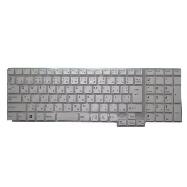 Клавиатура ноутбука для Fujitsu Lifebook AH757 AH766 CP698960-01 NC05004-B061 Японский JP JA White New