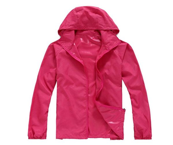 Sfit 2020 Männer Frauen schnelle trockene Laufjacken wasserdichte Sonnenprotektive Outdoor Sportmäntel Kapuze männliche weibliche Windbreaker6076088