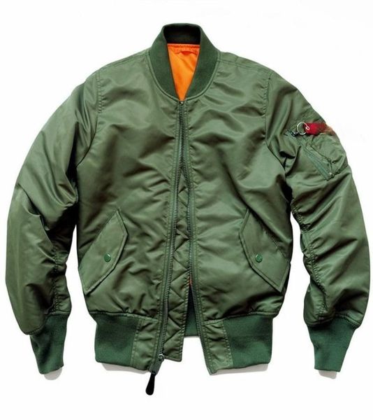 Amerikanische Alphas -Version Spring- und Herbst Green MA1 Fluganzug Jacke Windschutz und wasserdichtes Coat2647304