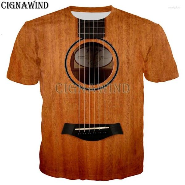 Camisetas masculinas camisa legal masculina/feminina guitarra musical 3d t-shirts casuais harajuku moletons/moletons/coletes/coletes de verão tops de verão