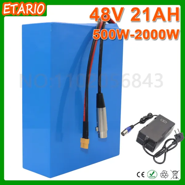 Часть электрического скутера 48V 30AH 25AH EBIKE BICLECLE BACKET PACK 48V 20AH 18AH 13AH 13AH E BIKE BIKE BATERIA для 2000 Вт 1500 Вт 1000W 750W 500 Вт