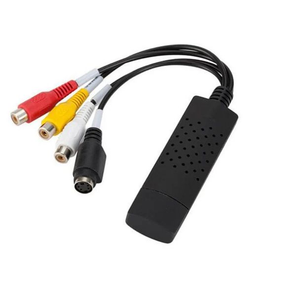 Yeni USB 2.0 Video Yakalama Kartı Kolay Cap Video Ses Dönüştürücü TV DVD VHS Ses Yakalama Adaptör Kartı TV Video DVR Ücretsiz Gönderim Kolay Cap için