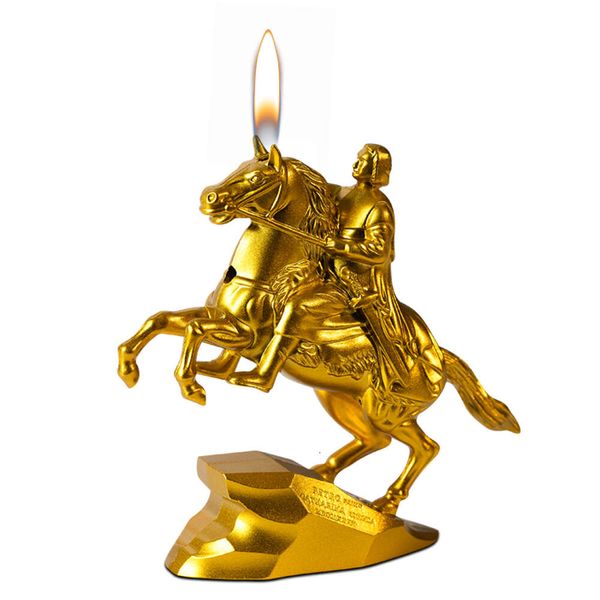 Heiße verkaufen goldene Kerzen -Feuerzeuge Metall hellere Vintage -Ornament leichter