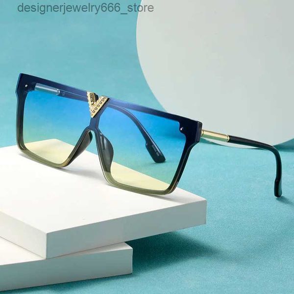 Occhiali da sole Kenbo Eyewear 2022 Tonalità di stile Fashion Rectangle Occhiali da sole di lusso Private Square Overlendy Women Trendy Occhiali da sole Q240425