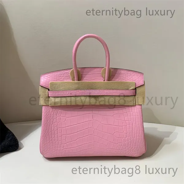 10A Top -Qualität Luxus -Bag Designer -Tasche Tasche wirklich glänzende Krokodilhaut Alle handgefertigte Frauen -Tasche für schnelle Lieferung Großhandel Pricec4