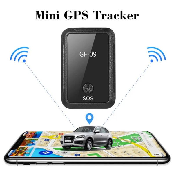 Zubehör GF09 tragbarer GPS -Tracker App Fernbedienung Steuerantitheft -Gerät GPRS Locator Sprachaufzeichnung GPS -Tracker Antilost für Kind