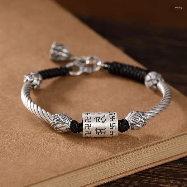 Link Bracelets Personalidade de moda vintage Seis palavras True Tale Transfer Licor