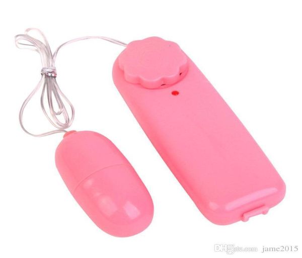 Pink Single Jump Egg Vibrador Bullet Vibrador Clitoral G Estimuladores de ponto Spot Toys Sex Machine para mulheres com opp Bag9238650