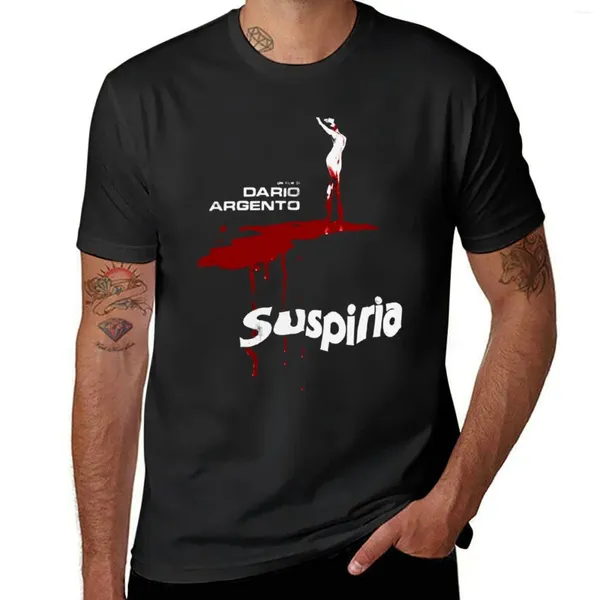 Erkek Polos Suspiria Kan Havuzu T-Shirt Sade Estetik Kıyafetler Bir Erkek Tişörtler Erkekler