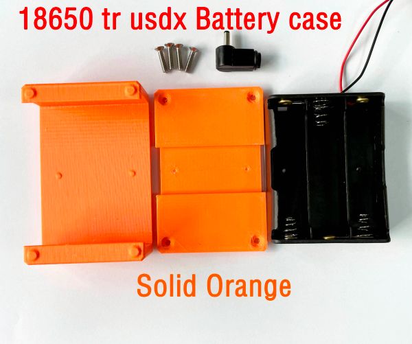 Amplificador TR USDX Transceptor 18650 Kits de caixa de bateria por DL2man