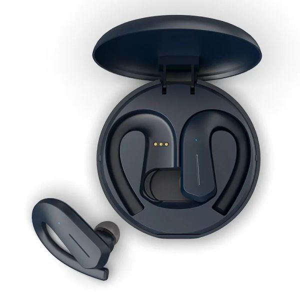 Fones de ouvido GGMM T1 TWS Bluetooth Headphones Sport 9D estéreo Hifi Bt V5.0 Earónos sem fio IPX7 Impervenção a água 36HRS Touch Touch Control