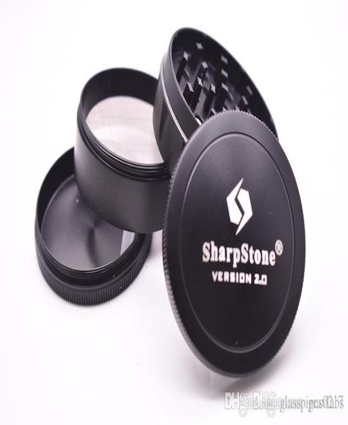 60mm 4layer Rainbow Zicn liga Sharpstone Versão 20 Grinder Herb Tobacco Grinder Brusher Grinder fumando para Herbal Dry Vs Spac3386466