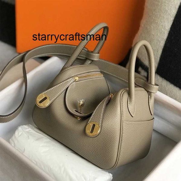 BASSO DESIGNER LDY L Trendy 2024 Nuovo modello Lindi Borsa Mini Mini Mano in pelle Donne Cuscino per cuscino a spalla singola Borsa da portatile