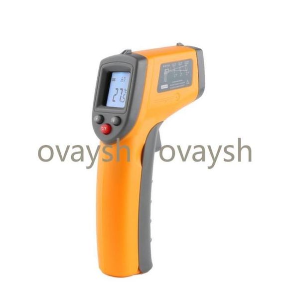 Kontakt Olmayan Dijital Lazer Kızılötesi Termometre 50360C 58680F Sıcaklık Pirometre IR Lazer Noktası Taban Tester9893223