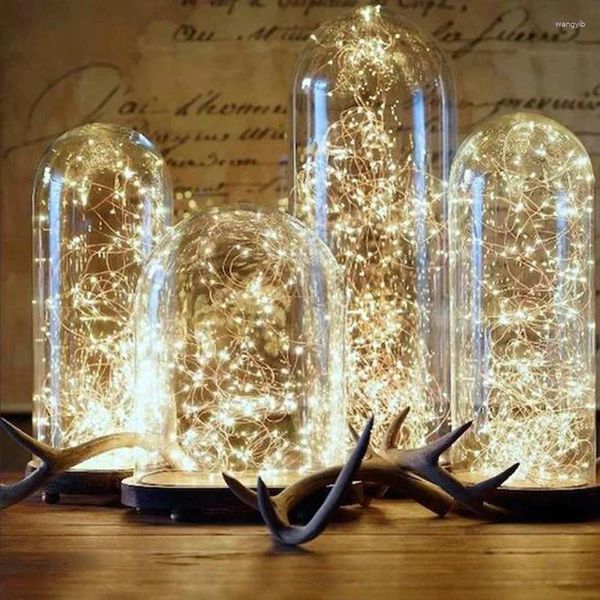 Party Dekoration Drahtkupferbox Batterie Hochzeit Garland Feengarten Luce Decorativa Natale Saite Lichter Lichter