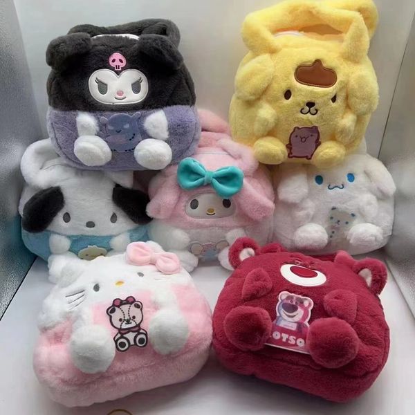 Рюкзак kawaii милый kuromi cinnammoroll моя мелодия милая плюшевые игрушки жены подарки для рождественского дня рождения рождественский день рождения подарки