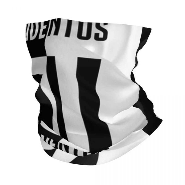 Máscaras de face de moda Garda de pescoço CR7 Juve Team Soccer Bandana Garda de pescoço estampado Balaclavas Sconhas mágicas Faixa de cabeça ao ar livre para homens mulheres adultas laváveis Y240425