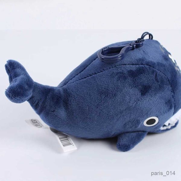 Animali di peluche ripieni di peluche 25 cm Anime One pezzo Raab Plush Plash Cartoon a ciondolo di balena di balena cuscino per animali marini per bambino di compleanno di Natale regalo