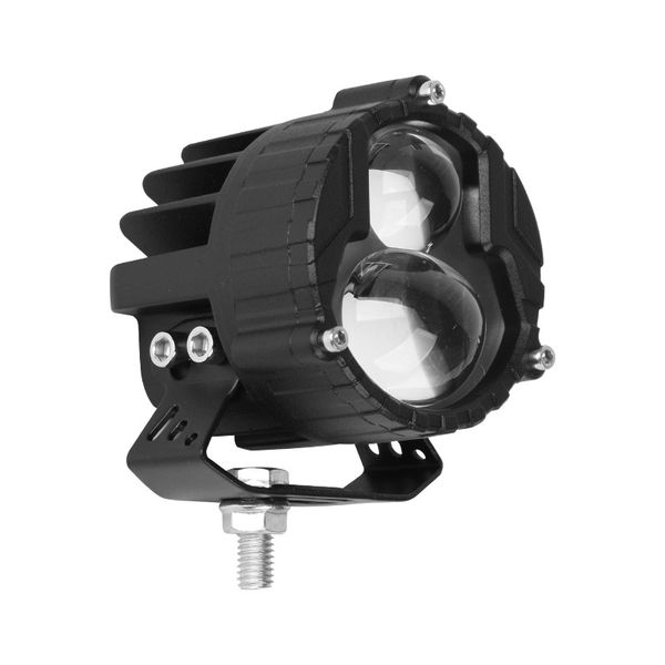 Mini Driving Light Motorcycle Engel Augen Nebelscheinwerfer Trikolorlinsen 150 W 20000 LM Motorrad Hi Lo Beam ATV Scooter Fahren für Cafe Racer Honda Yamaha Auto