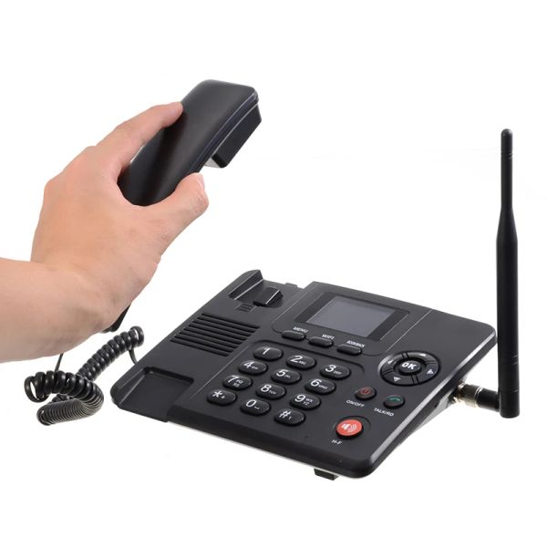 Acessórios telefone sem fio do telefone fixo para casa Wi -Fi sem fio telefone sem fio GSM SIM CART
