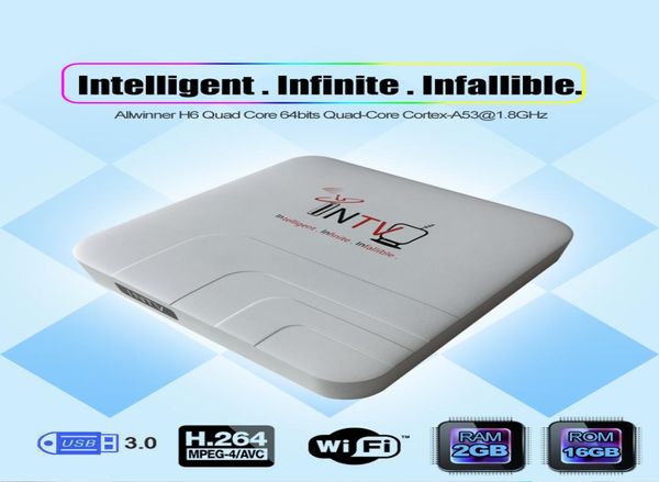 Box TV Android con programma Allwinner H6 Quadcore Android81 2GB 16GB WiFi Streaming Media Player Support SmartTV4146223