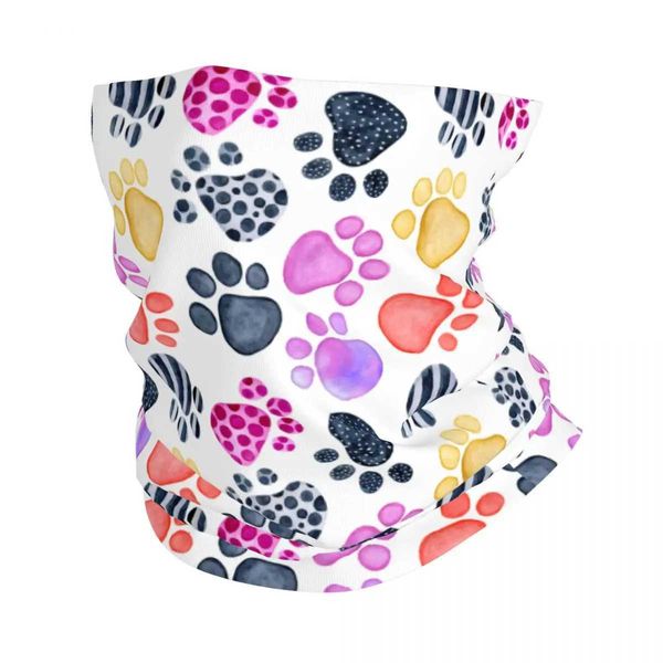 Mascheri per la faccia di moda Masches Gucca da gigante colorate CAT PAW PAW BANDANA GITTER GITTER CAMPARMATA LEOPARD BALACLAVAS MASCHIO SCARP BASCHE SPIETTI OUTDOOR PER UOMINI AD Y24042573UN